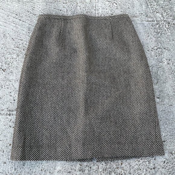 Ann Taylor Dresses & Skirts - Ann Taylor Women Skirt Brown 100% Wool A Line Skirt Size 8P